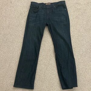 James Jeans Dark Wash “Sean” Straight Leg Jeans, 34 x 32